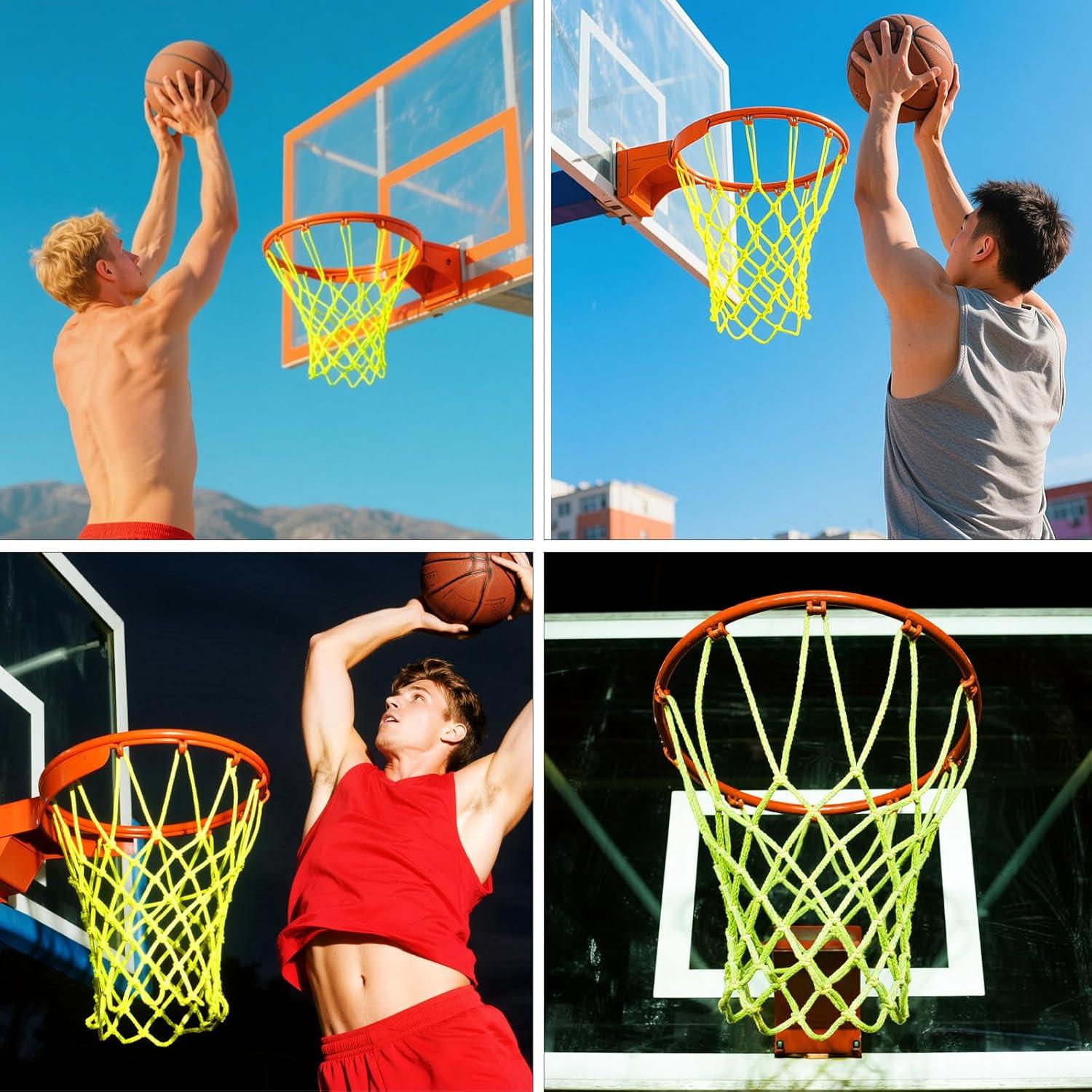 Red de Baloncesto Brillante en la Oscuridad Apausvcm 50cm