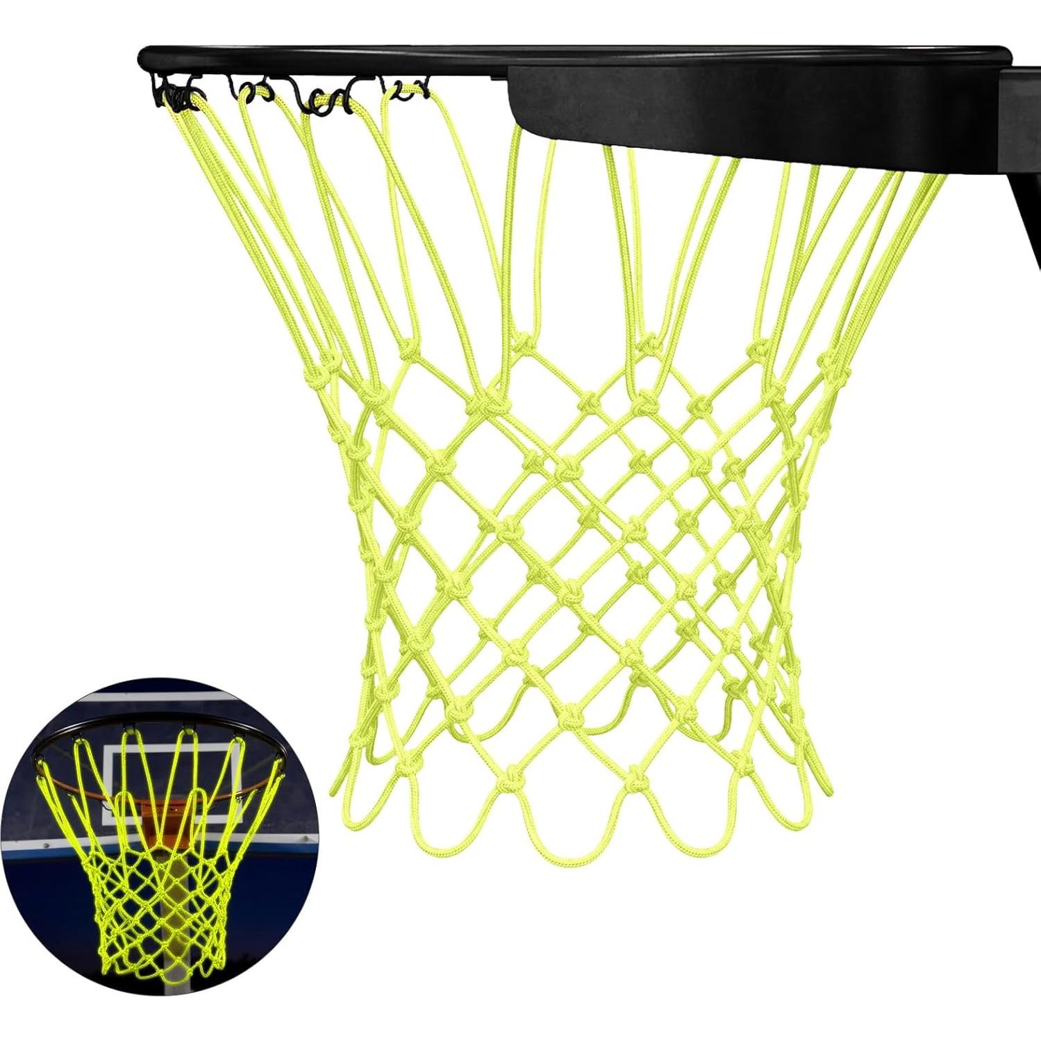 Red de Baloncesto Brillante en la Oscuridad Apausvcm 50cm