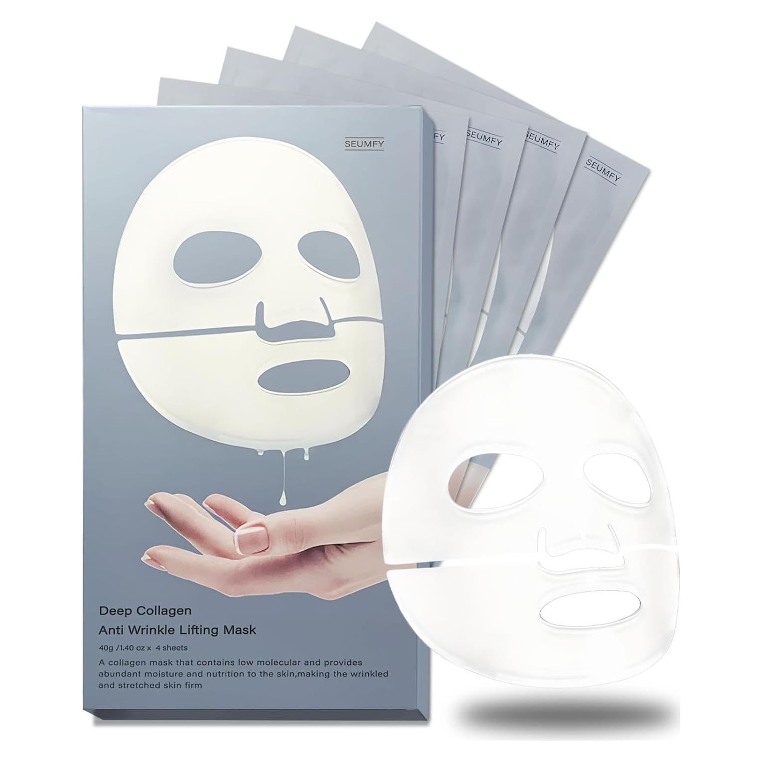 Mascarilla Facial SEUMFY Colágeno 40g Hidratante Antiarrugas