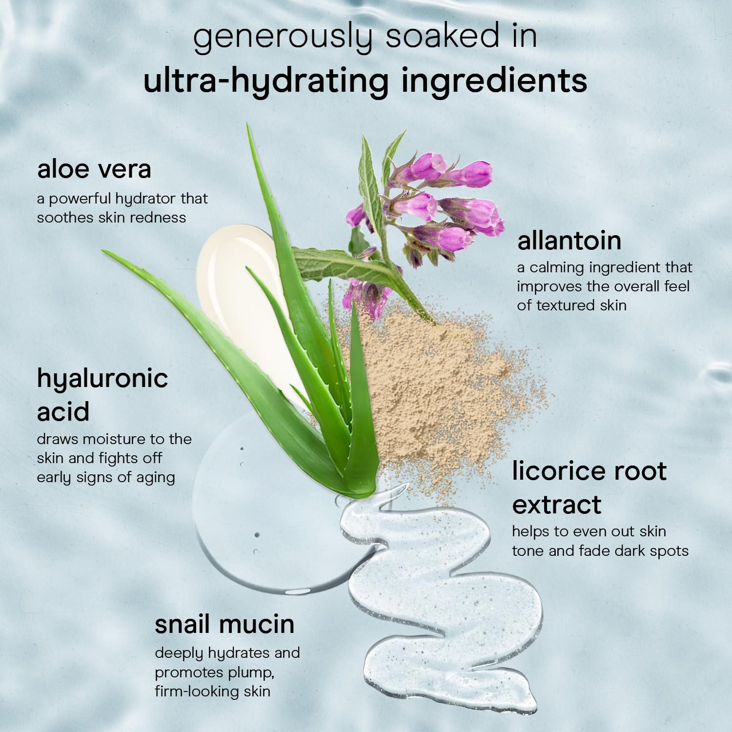 Mascarilla Facial Baebody 6 Pcs Hidratante Antienvejecimiento