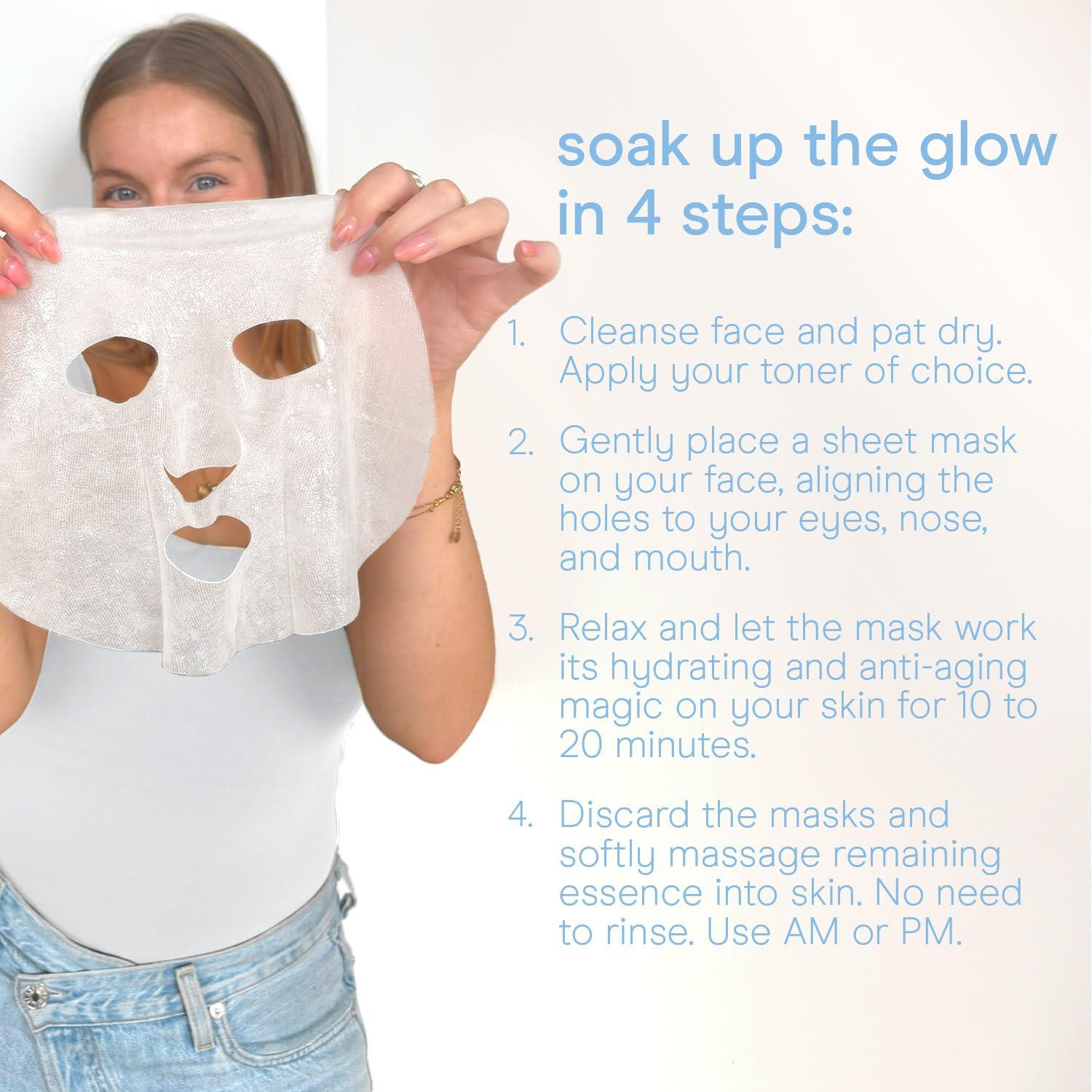 Mascarilla Facial Baebody 6 Pcs Hidratante Antienvejecimiento