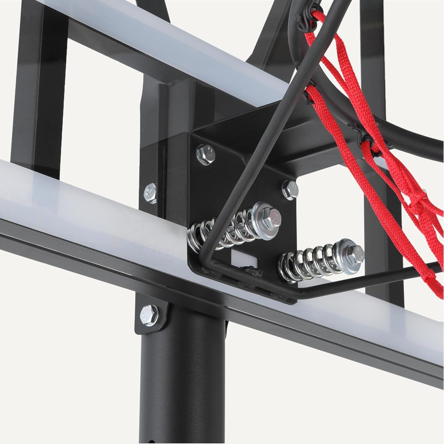 Canasta de Baloncesto Portátil Amazon Basics Ajustable 1.44-3.05m