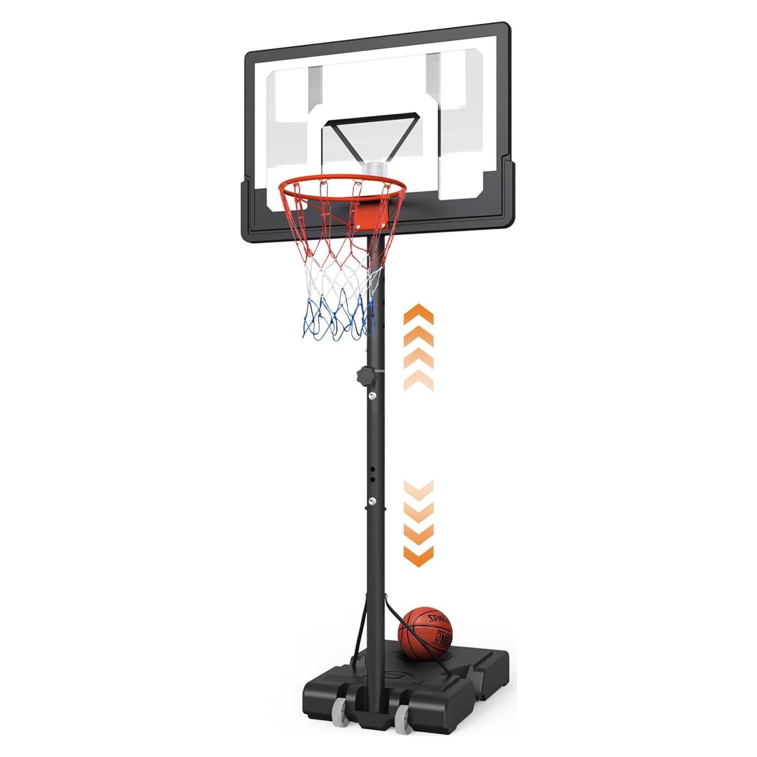 Aro de Baloncesto Portátil GORISE Ajustable 1.46-2.13m