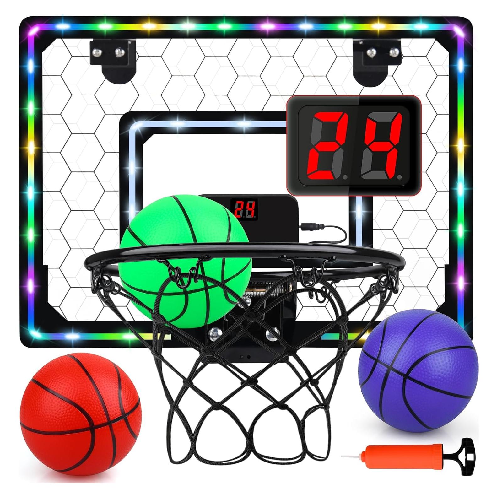 Aro de Baloncesto Interior Biulotter 45.72 cm con Luz LED