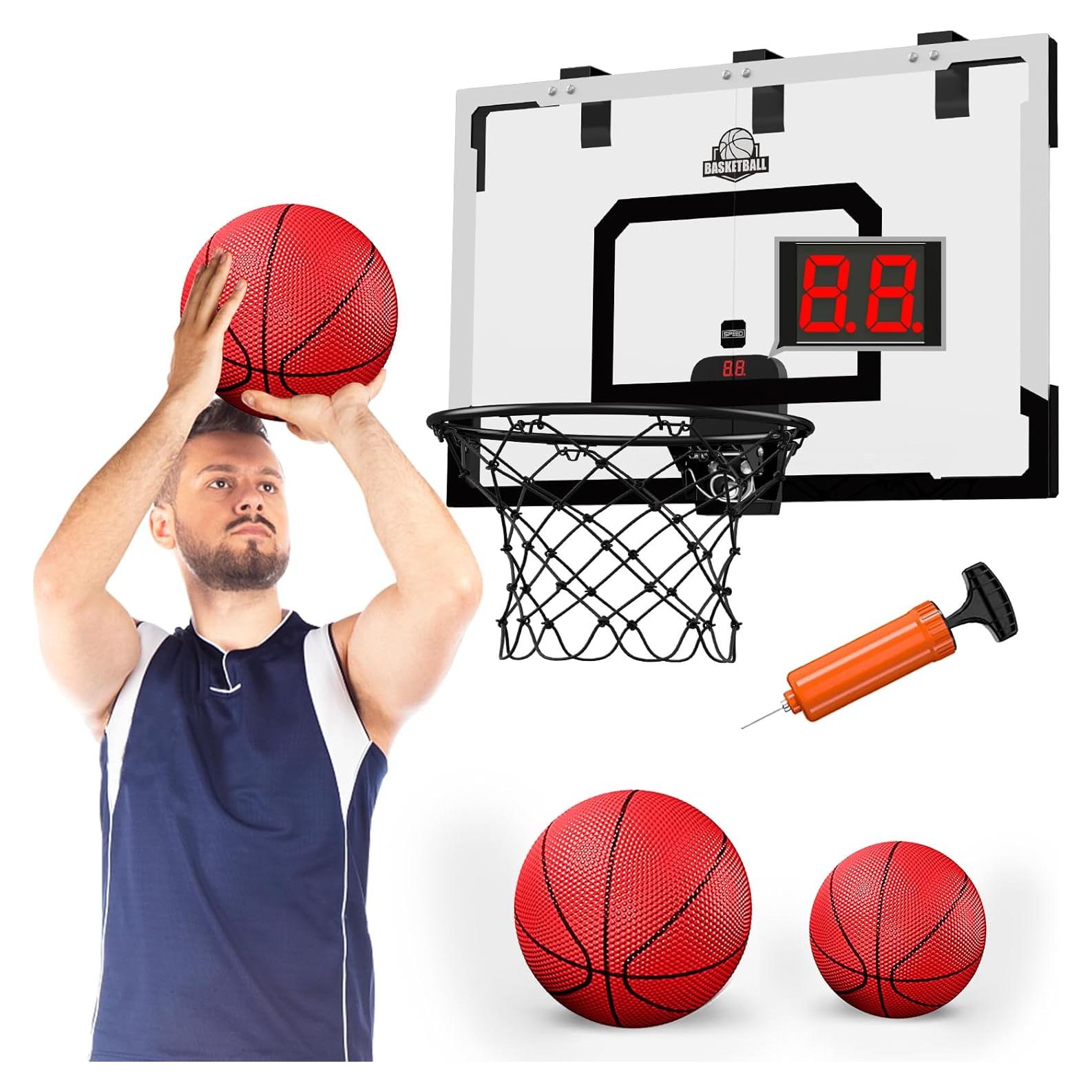Aro de Baloncesto Interior HYES 60.96 cm con Marcador Electrónico