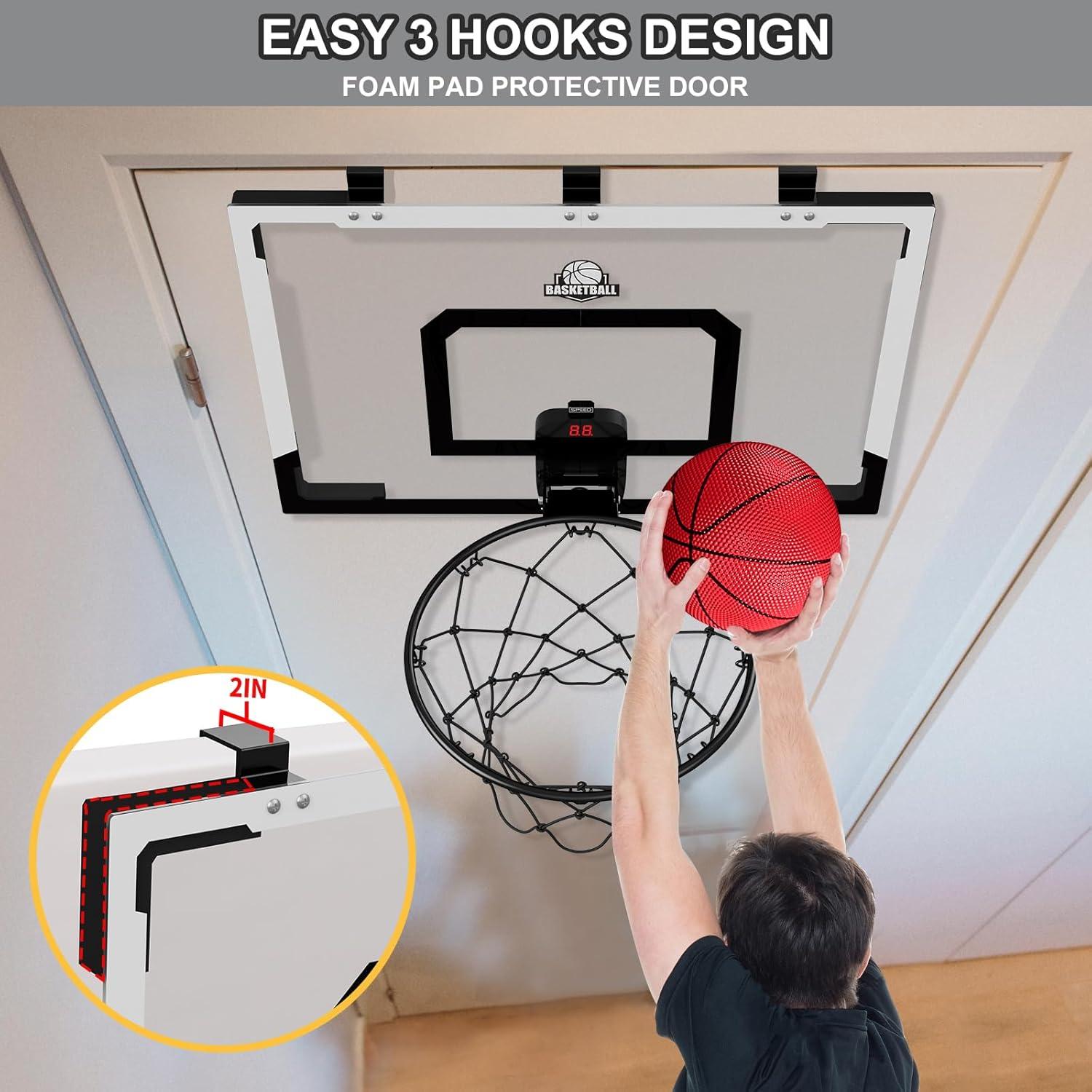Aro de Baloncesto Interior HYES 60.96 cm con Marcador Electrónico