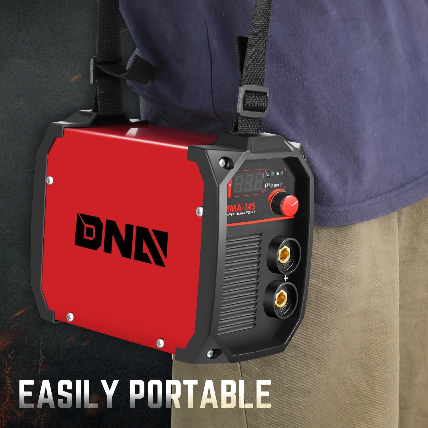 Soldador MMA Portátil DNA MOTORING 140A Pantalla LED