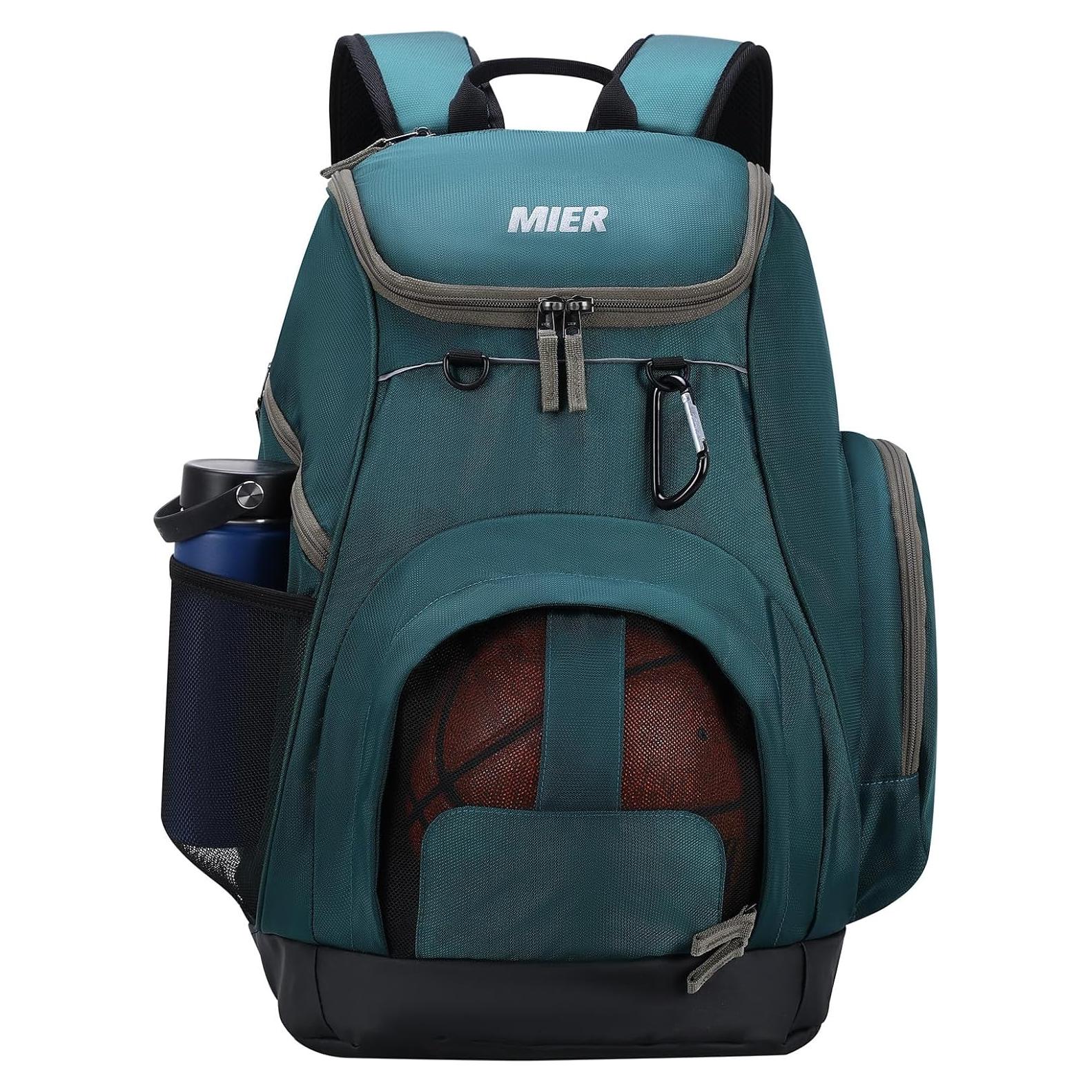 Mochila de Gimnasio MIER 40L con Compartimento para Balón y Zapatos