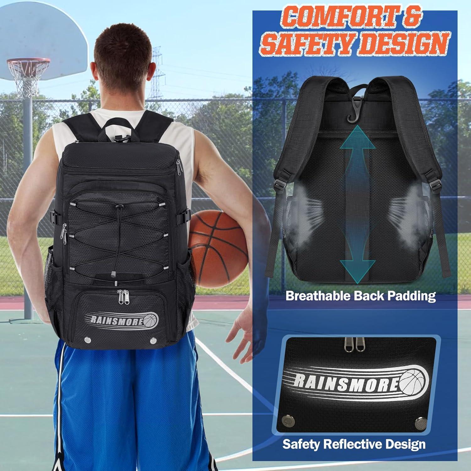 Mochila Deportiva RAINSMORE 45L para Baloncesto y Más