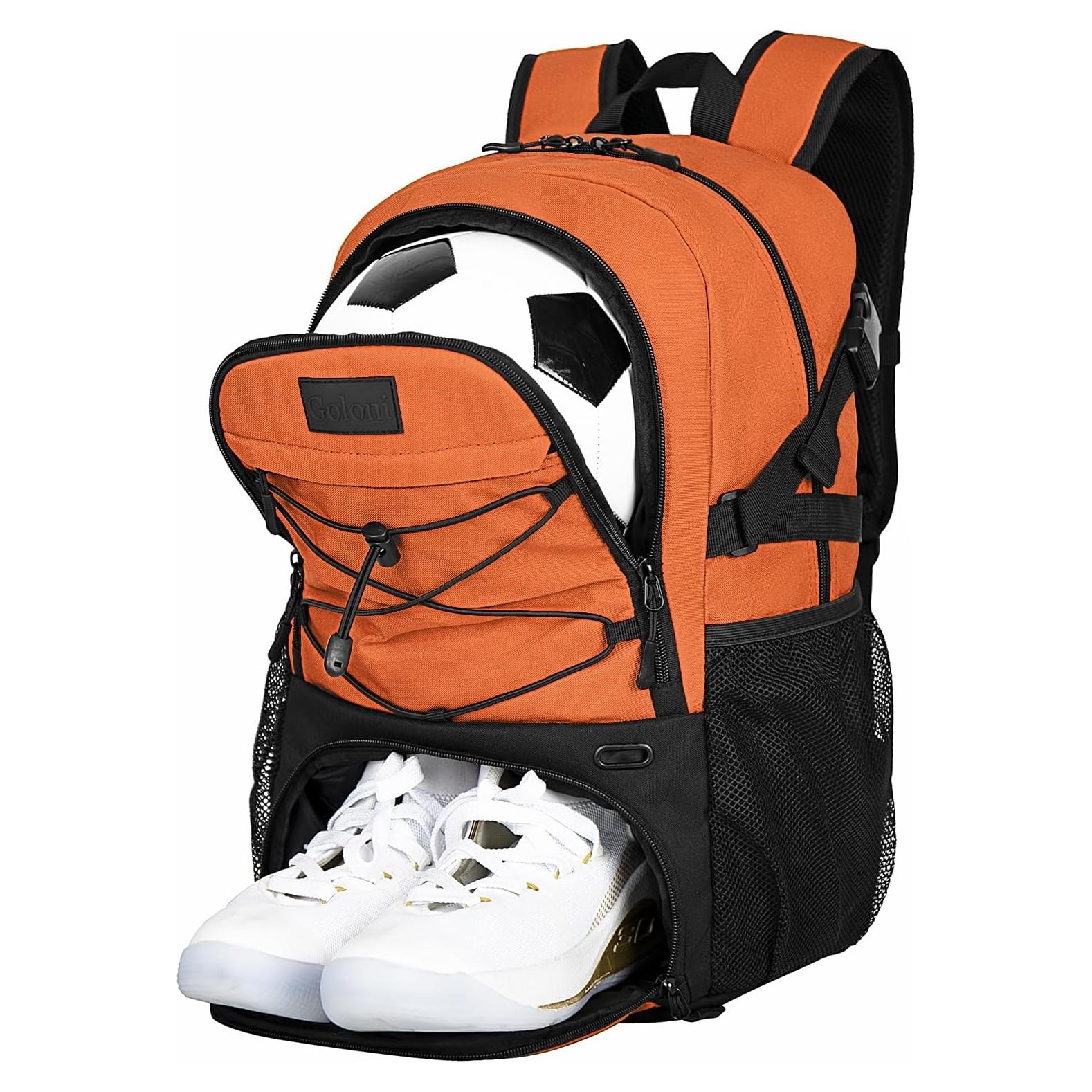 Mochila Deportiva Goloni para Fútbol y Baloncesto 32x21x45cm