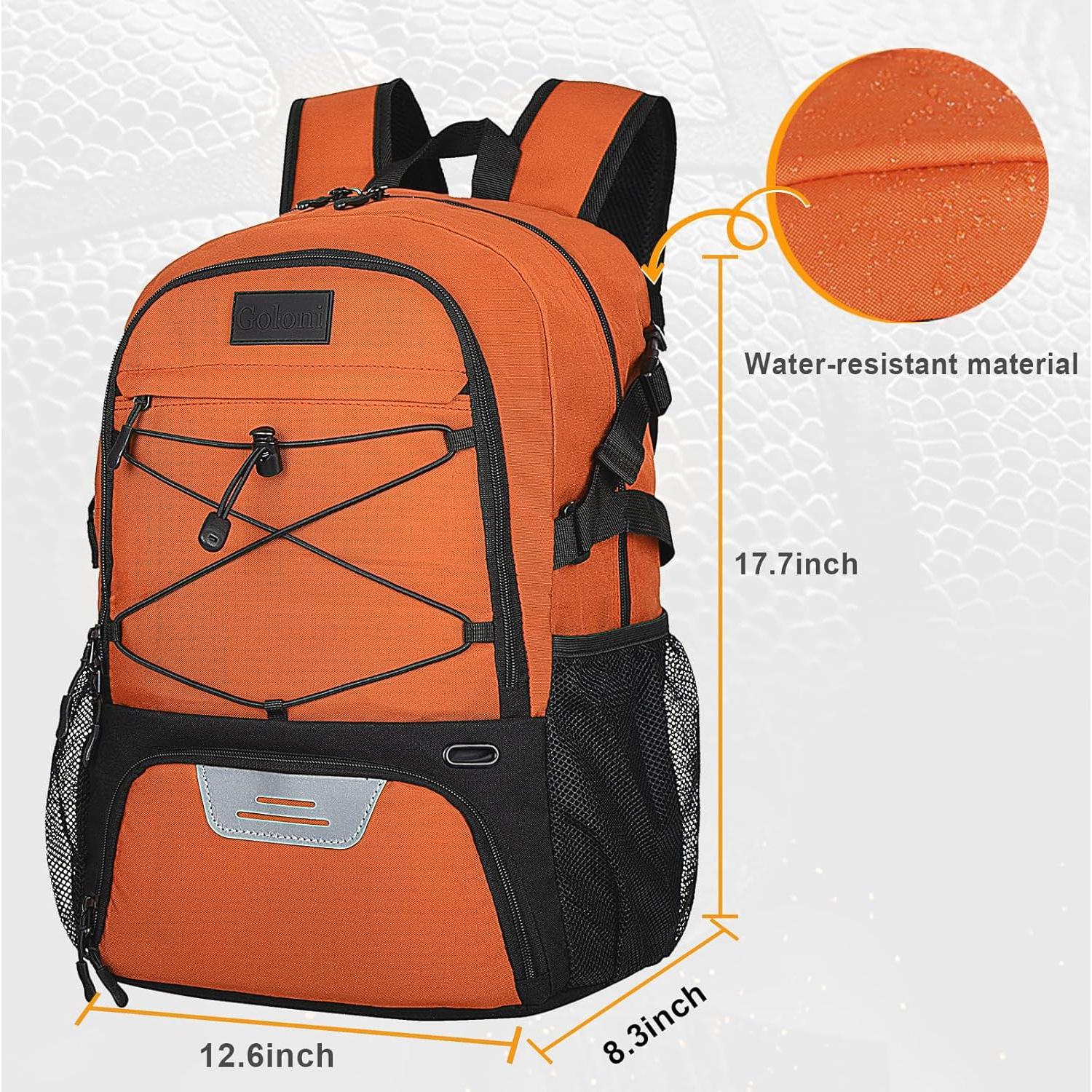 Mochila Deportiva Goloni para Fútbol y Baloncesto 32x21x45cm