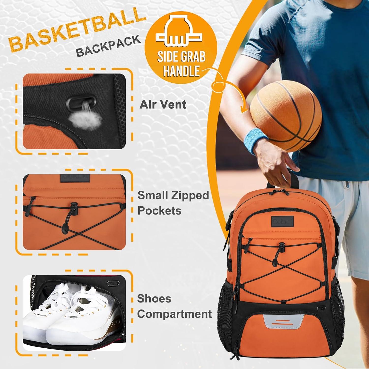 Mochila Deportiva Goloni para Fútbol y Baloncesto 32x21x45cm