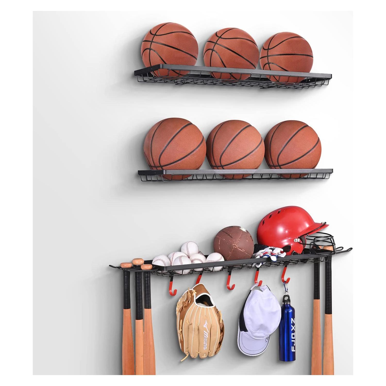 Estante de Almacenamiento Deportivo Mythinglogic 3 Estantes Pared