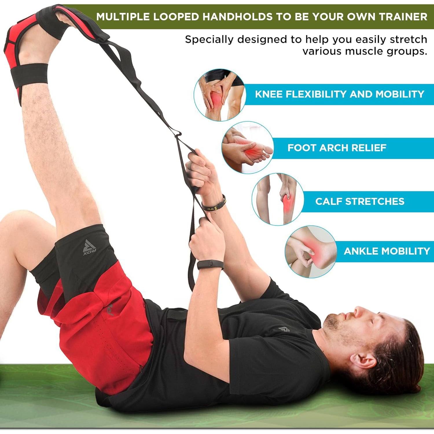 Correa de Estiramiento RDX LSC-T1 para Yoga y Ejercicio