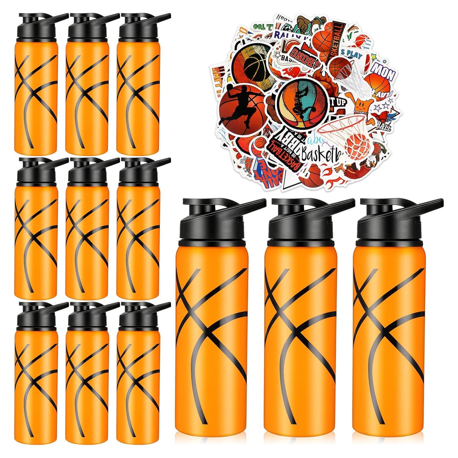 Botellas de Agua Reutilizables Gerrii 600 ml Baloncesto 12 Pcs