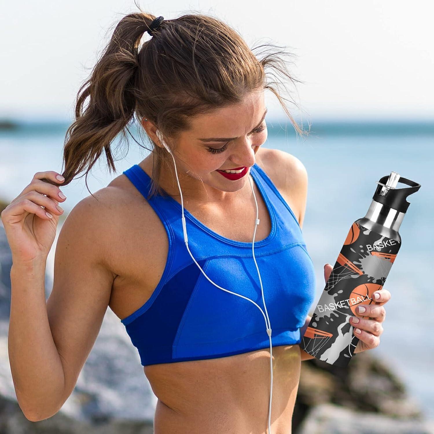 Botella de Agua Termo AUUXVA 600ml Acero Inoxidable Aislada