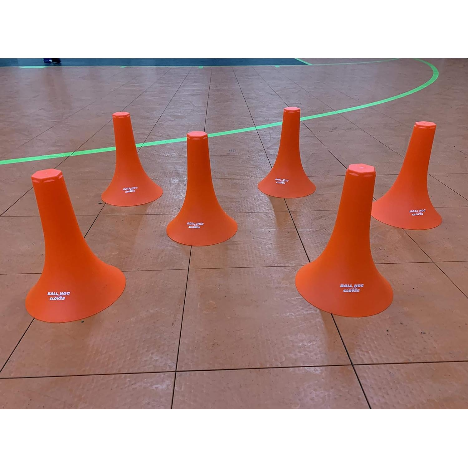 Conos de Entrenamiento de Baloncesto Ball Hog Gloves - 6 Unidades