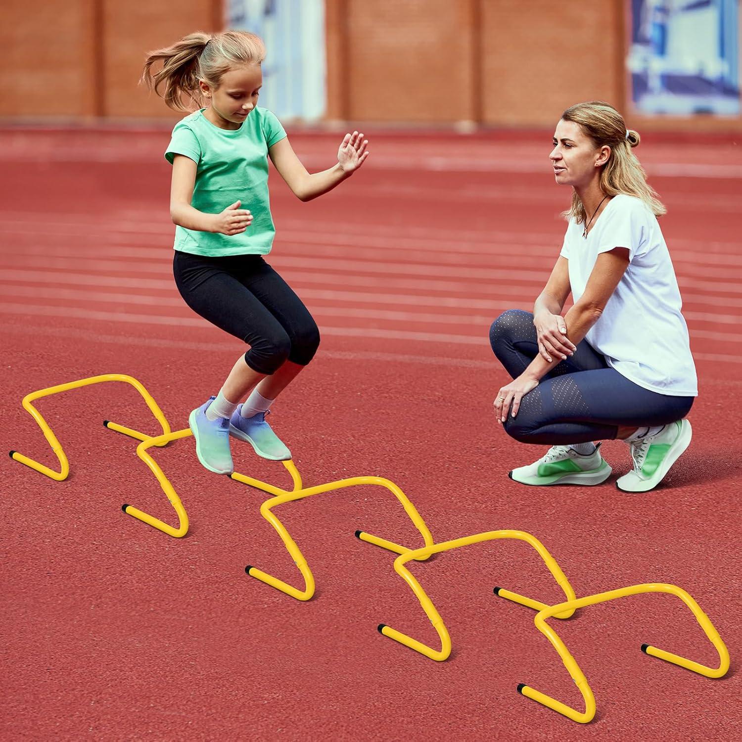 Set de Entrenamiento de Velocidad y Agilidad SMTPDT - 5 Vallas y Escalera