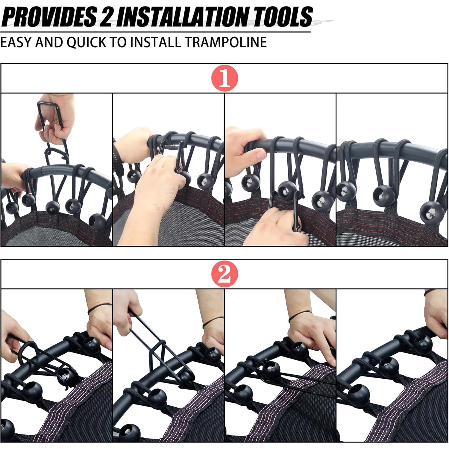 Trampolín de Fitness Newan 40" Rosa Redondo 150kg