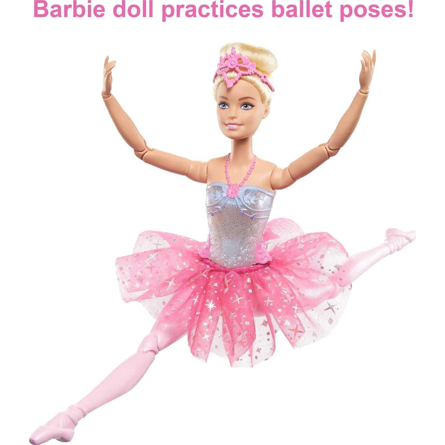 Muñeca Bailarina Iluminada Barbie Dreamtopia con Tutú Rosa