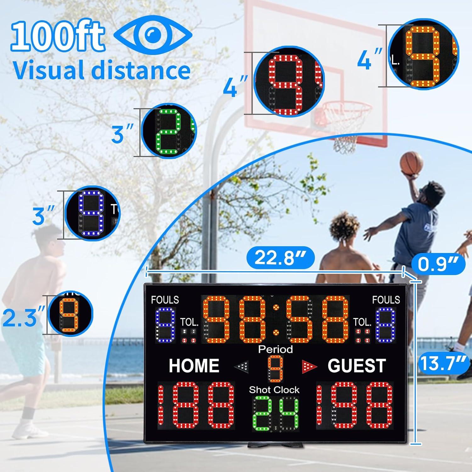 Marcador Electrónico Ousmile Ys-a30b+tr con Control Remoto