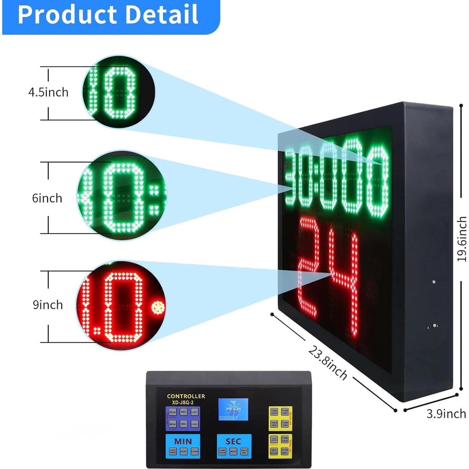 Reloj de Tiro Portátil GAN XIN CRSHOT CLOCK 60.4x49.8cm