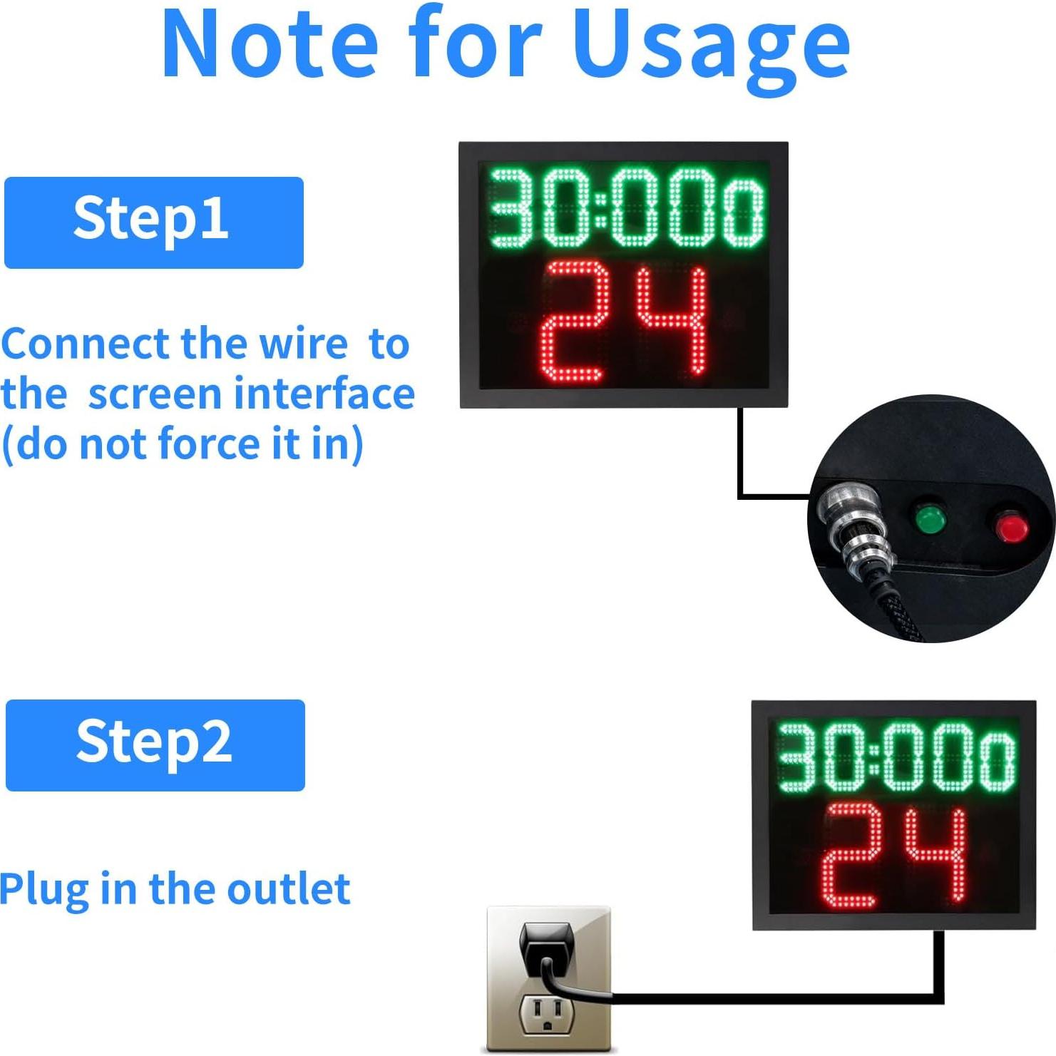 Reloj de Tiro Portátil GAN XIN CRSHOT CLOCK 60.4x49.8cm