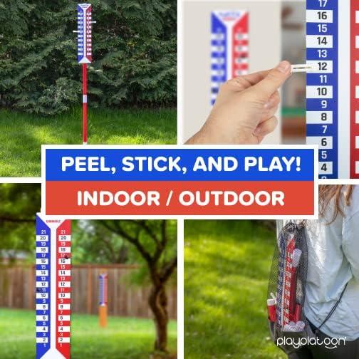 Tablero de Puntuación Cornhole Play Platoon con Accesorios