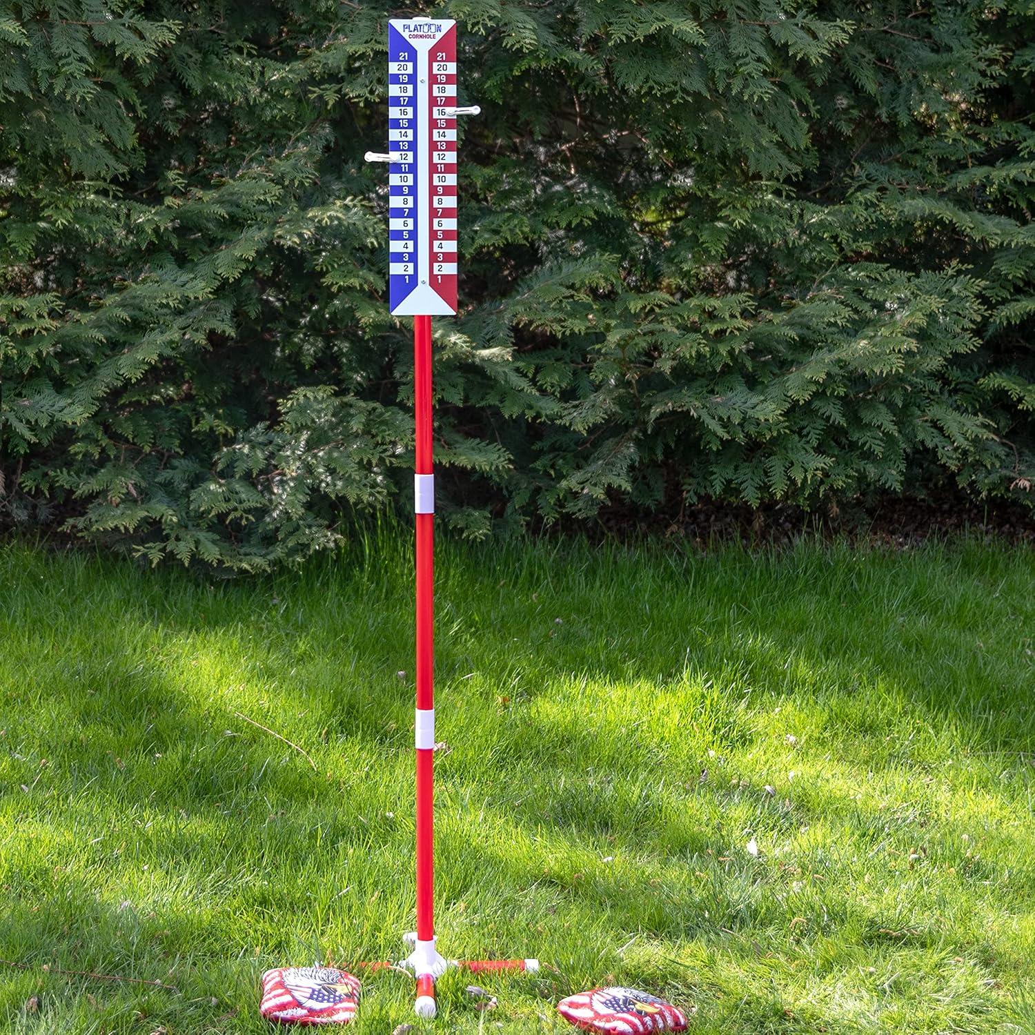 Tablero de Puntuación Cornhole Play Platoon con Accesorios