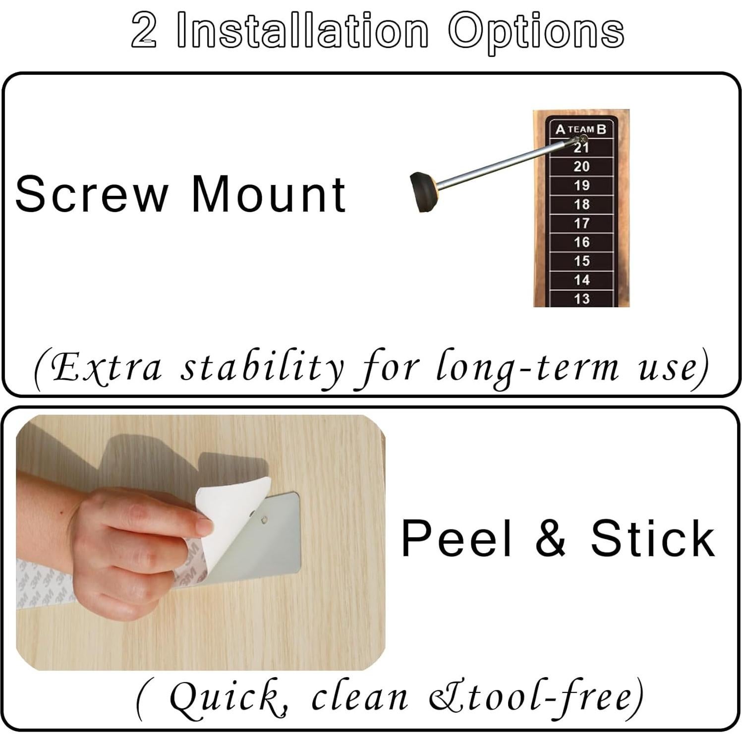 Marcador de Puntuaciones Cornhole CoHoBgs - Duradero y Magnético