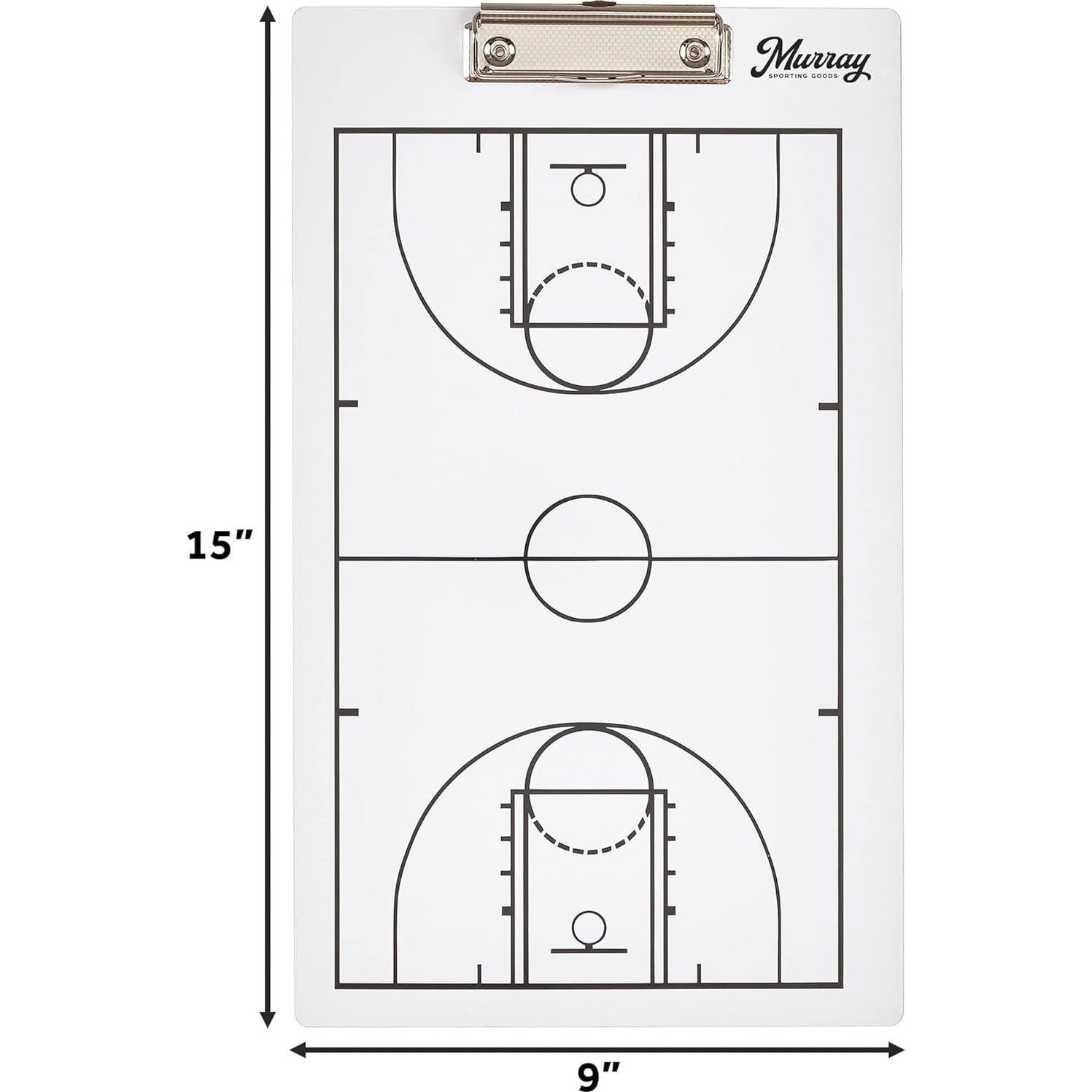 Paquete Pizarra y Libro de Jugadas Baloncesto Murray Sporting Goods