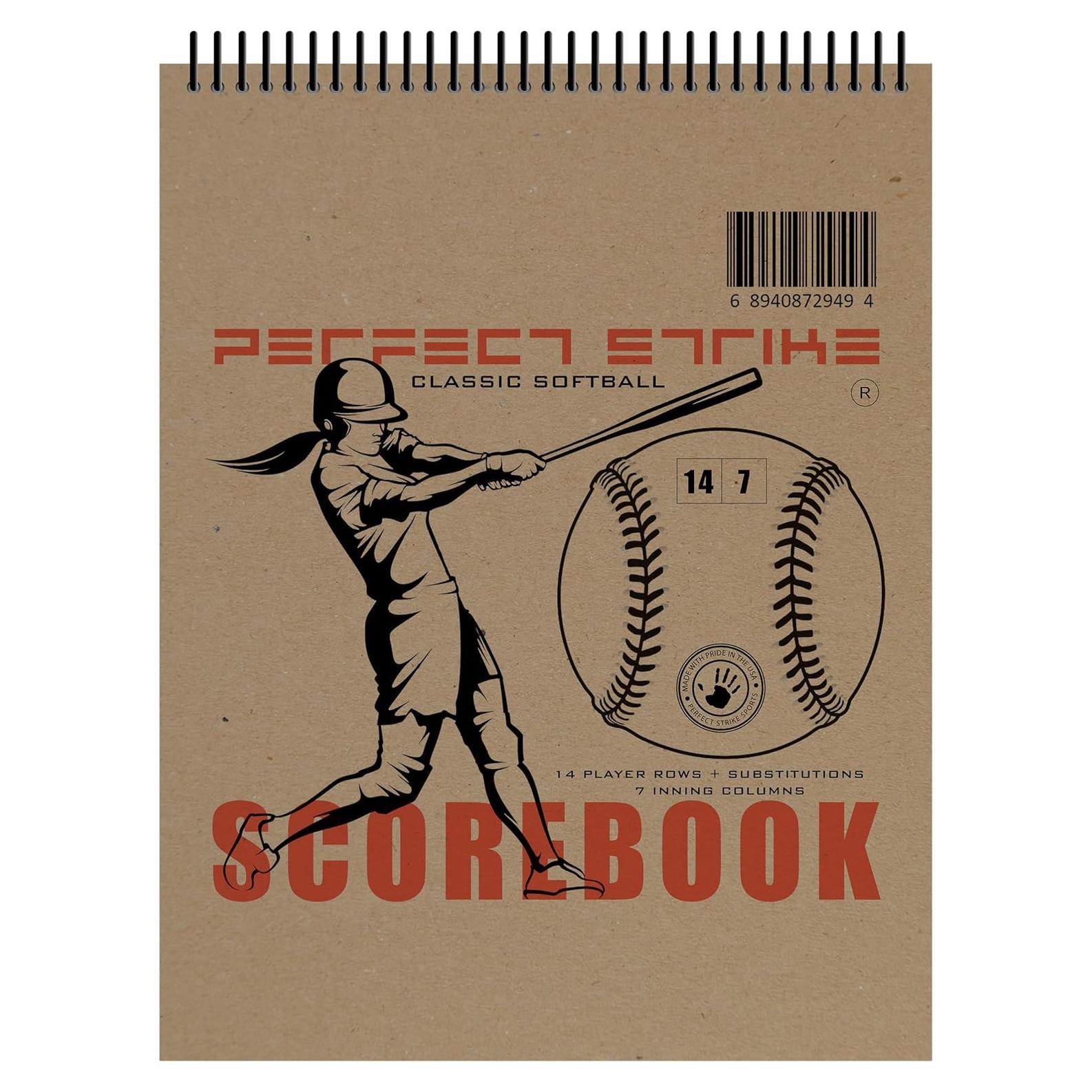Libro de Puntuación de Softbol Perfect Strike 40 Páginas