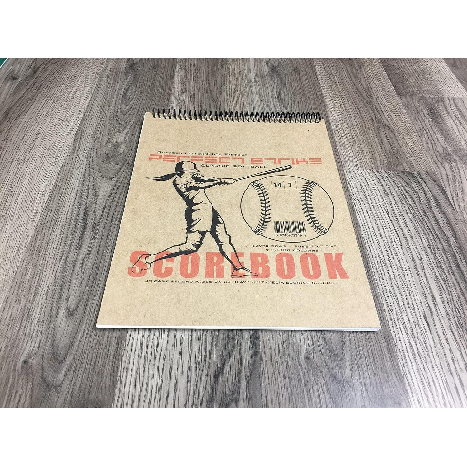 Libro de Puntuación de Softbol Perfect Strike 40 Páginas
