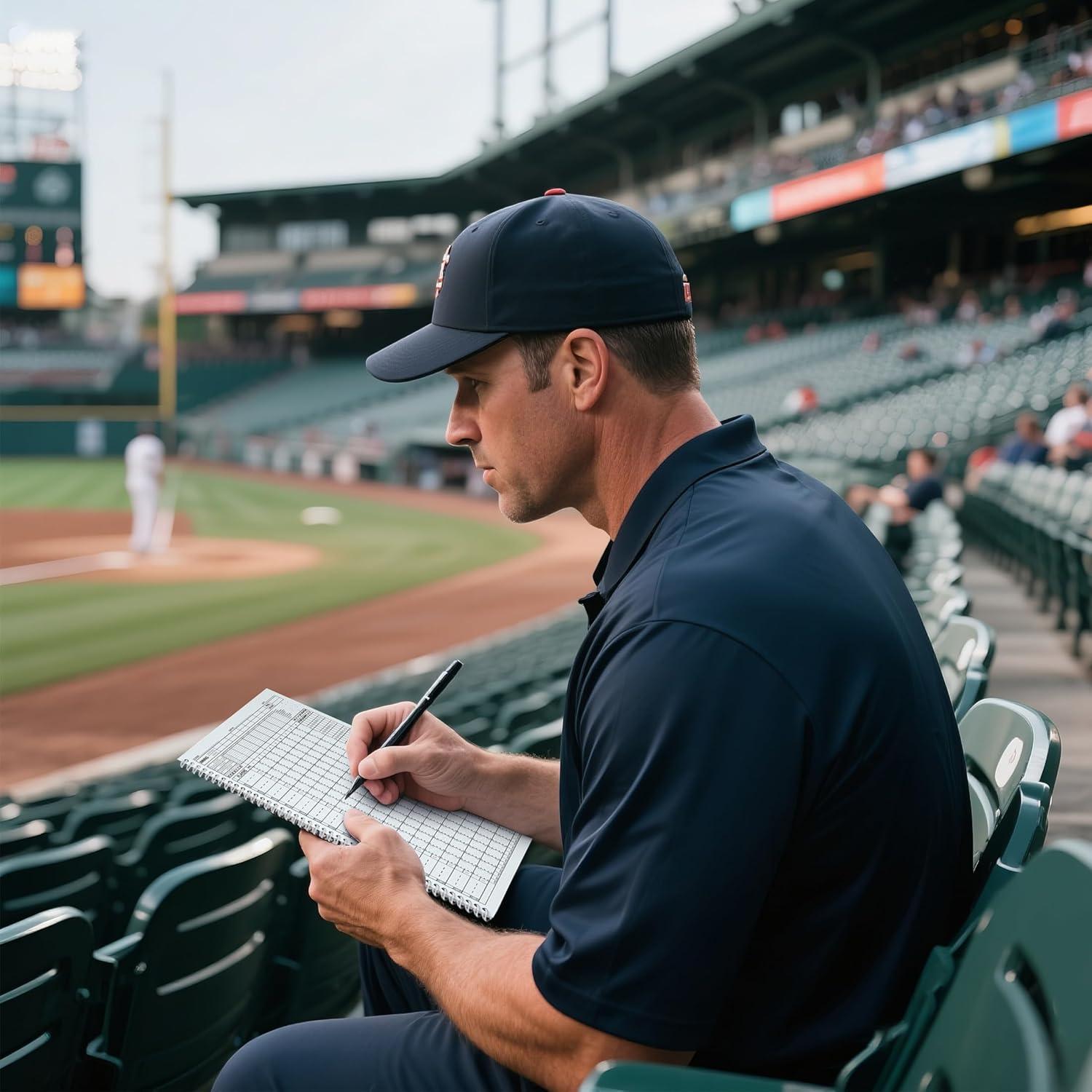 Libro de Puntuación de Béisbol y Softbol MR INBSN-2821 - 35 Juegos
