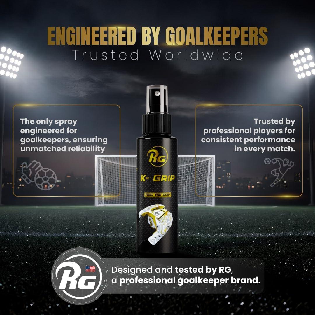 Spray de Agarre RG K-Grip 100ml - Adhesivo Antideslizante para Guantes de Portero
