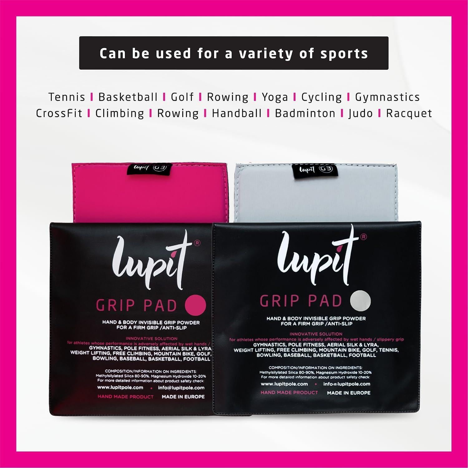 Agarre para Barra Lupit G3 - Doble Acolchado - 12x12cm