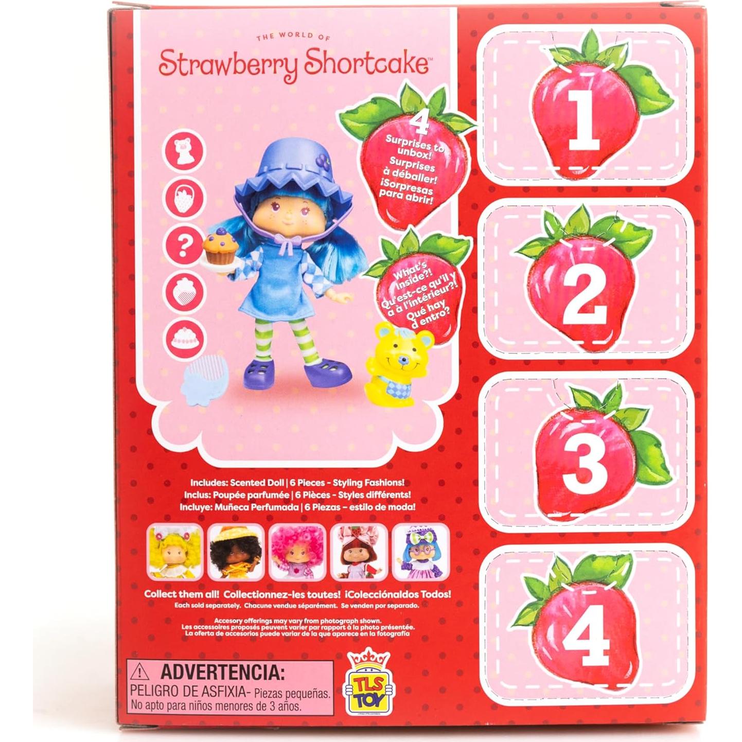 Muñeca Blueberry Muffin 14 cm con Aroma y 4 Accesorios