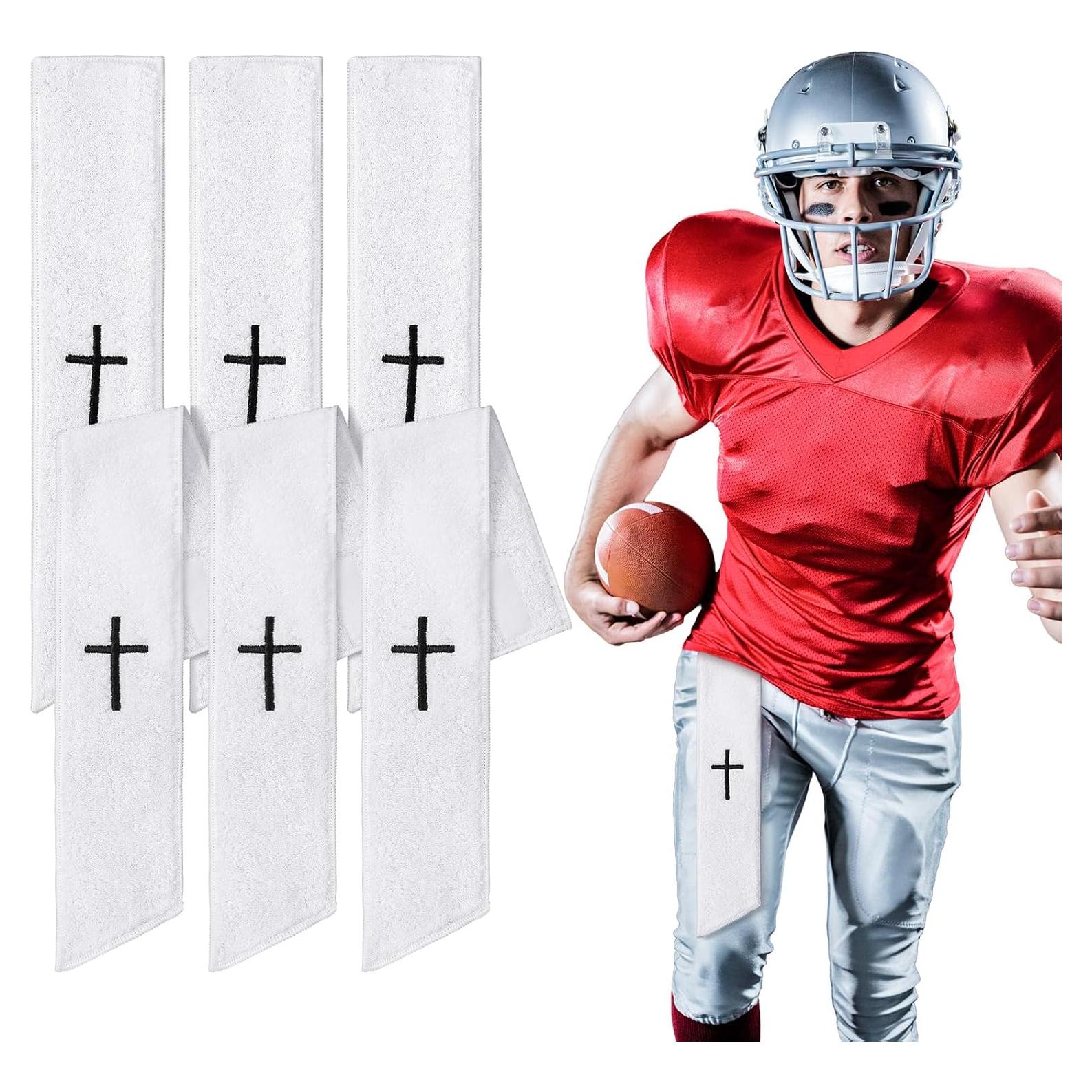 Toallas de Fútbol Geyoga 6 Pcs Algodón Personalizables Blancas