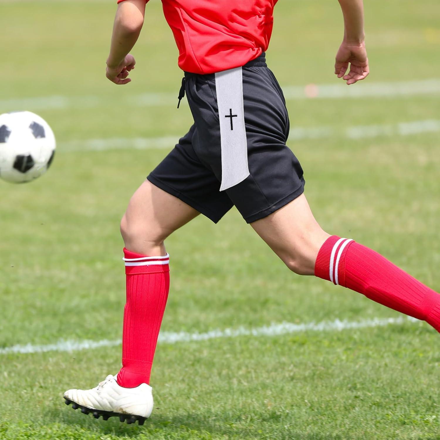 Toallas de Fútbol Geyoga 6 Pcs Algodón Personalizables Blancas
