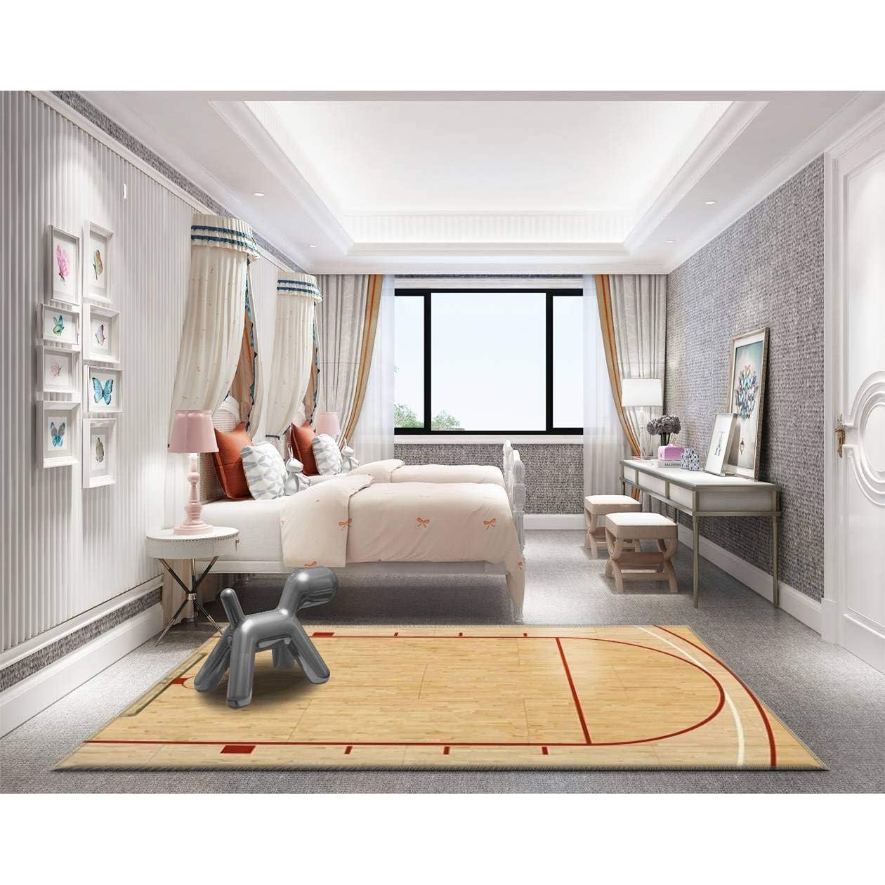 Alfombra Runner ZALAHM 160x240cm Antideslizante Baloncesto