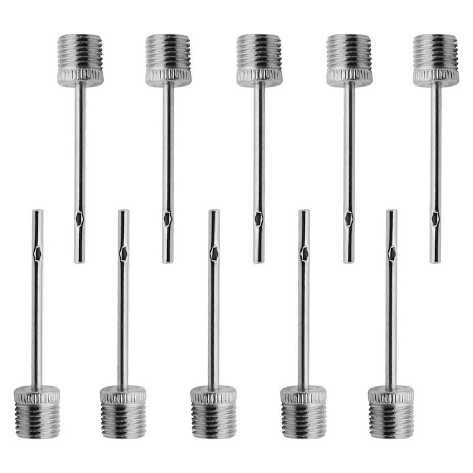 100 Agujas de Bomba de Pelotas Famgee Acero Inoxidable