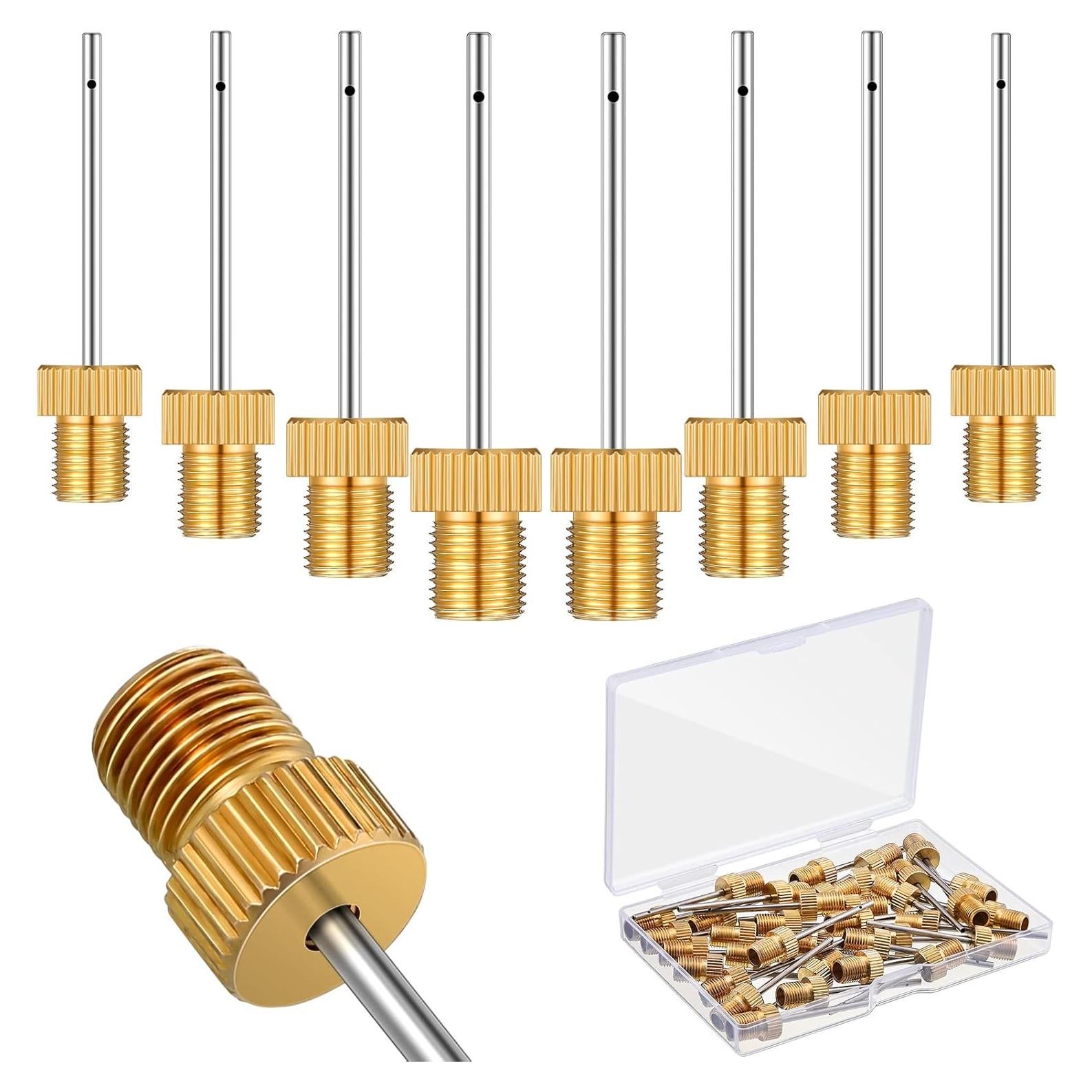 Paquete de 36 Agujas de Bomba de Aire Jinei para Pelotas