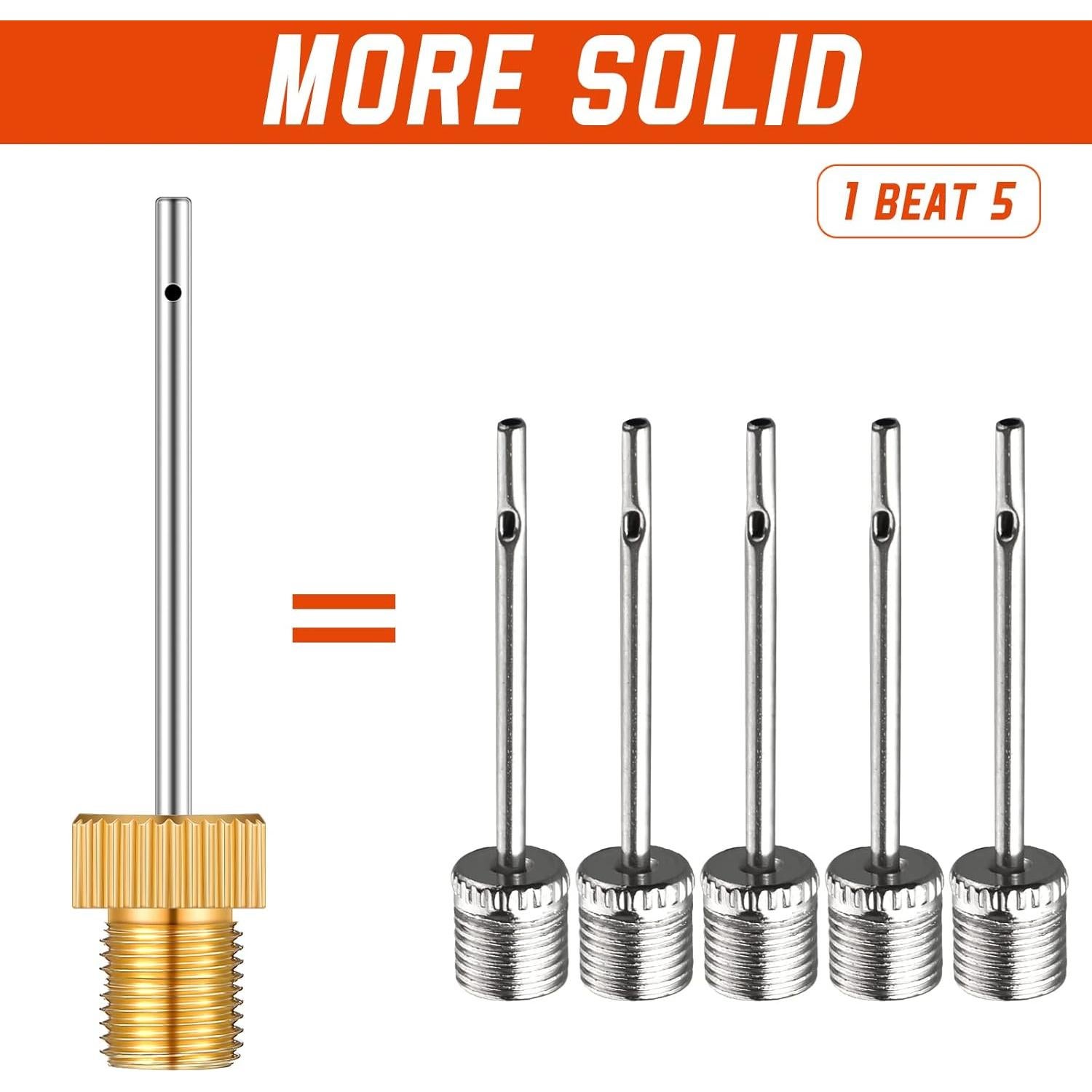 Paquete de 36 Agujas de Bomba de Aire Jinei para Pelotas