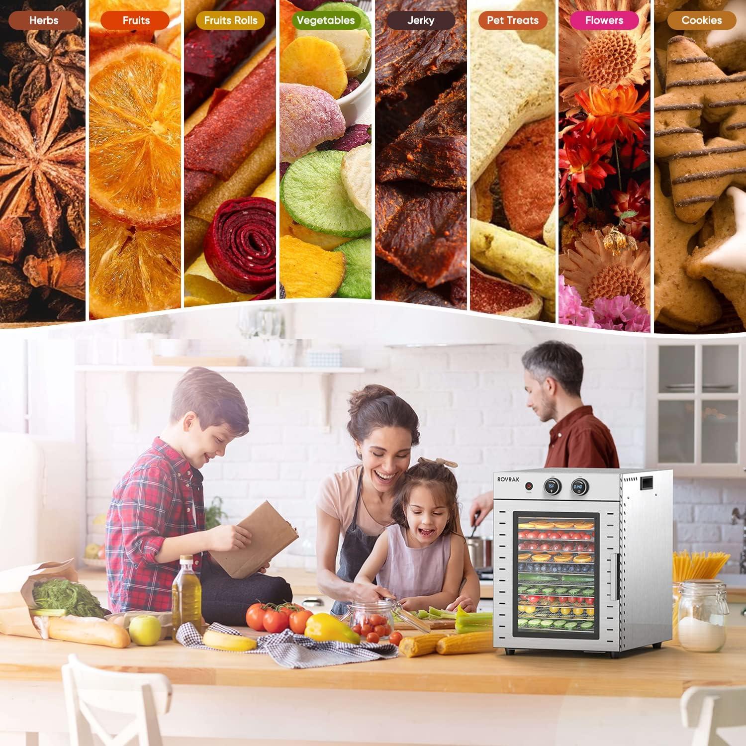 Deshidratador de Alimentos ROVRAk 12 Bandejas Acero Inoxidable