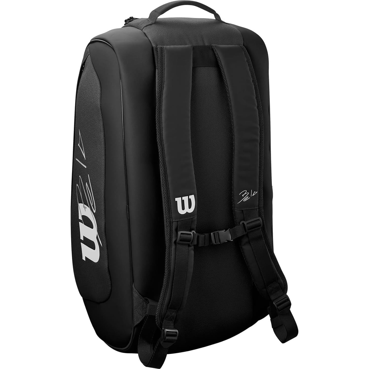 Bolsa de Padel WILSON Bela DNA Super Tour - Hasta 6 Palas, Negra