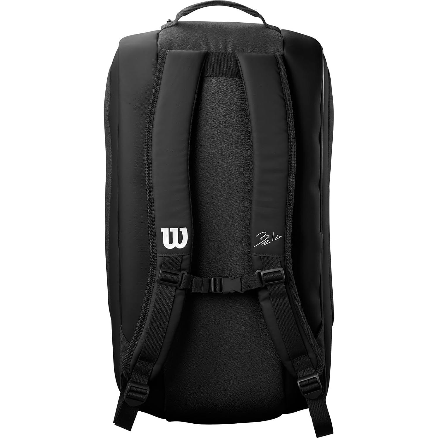 Bolsa de Padel WILSON Bela DNA Super Tour - Hasta 6 Palas, Negra