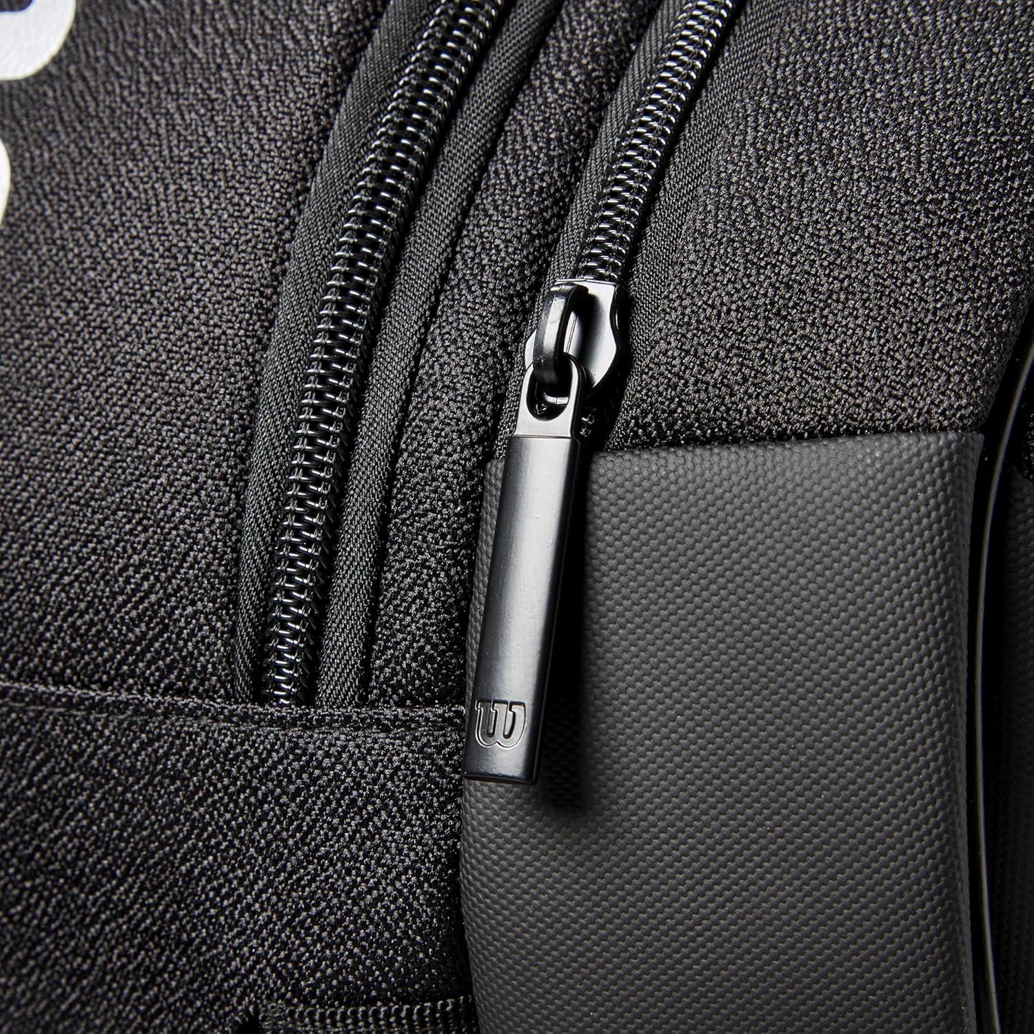 Bolsa de Padel WILSON Bela DNA Super Tour - Hasta 6 Palas, Negra