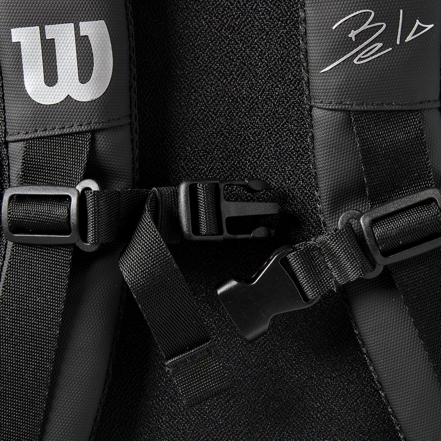 Bolsa de Padel WILSON Bela DNA Super Tour - Hasta 6 Palas, Negra