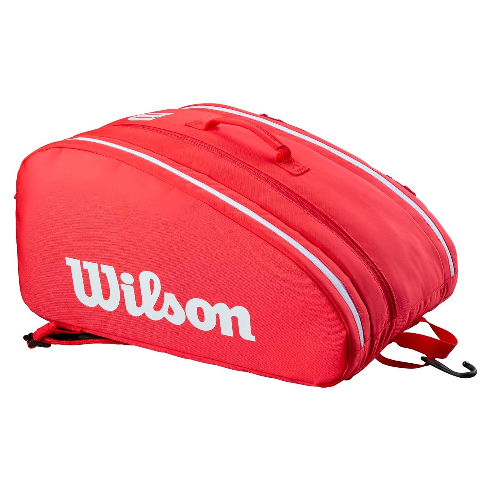 Bolsa de Pickleball Wilson Super Tour Roja 56x41x28cm