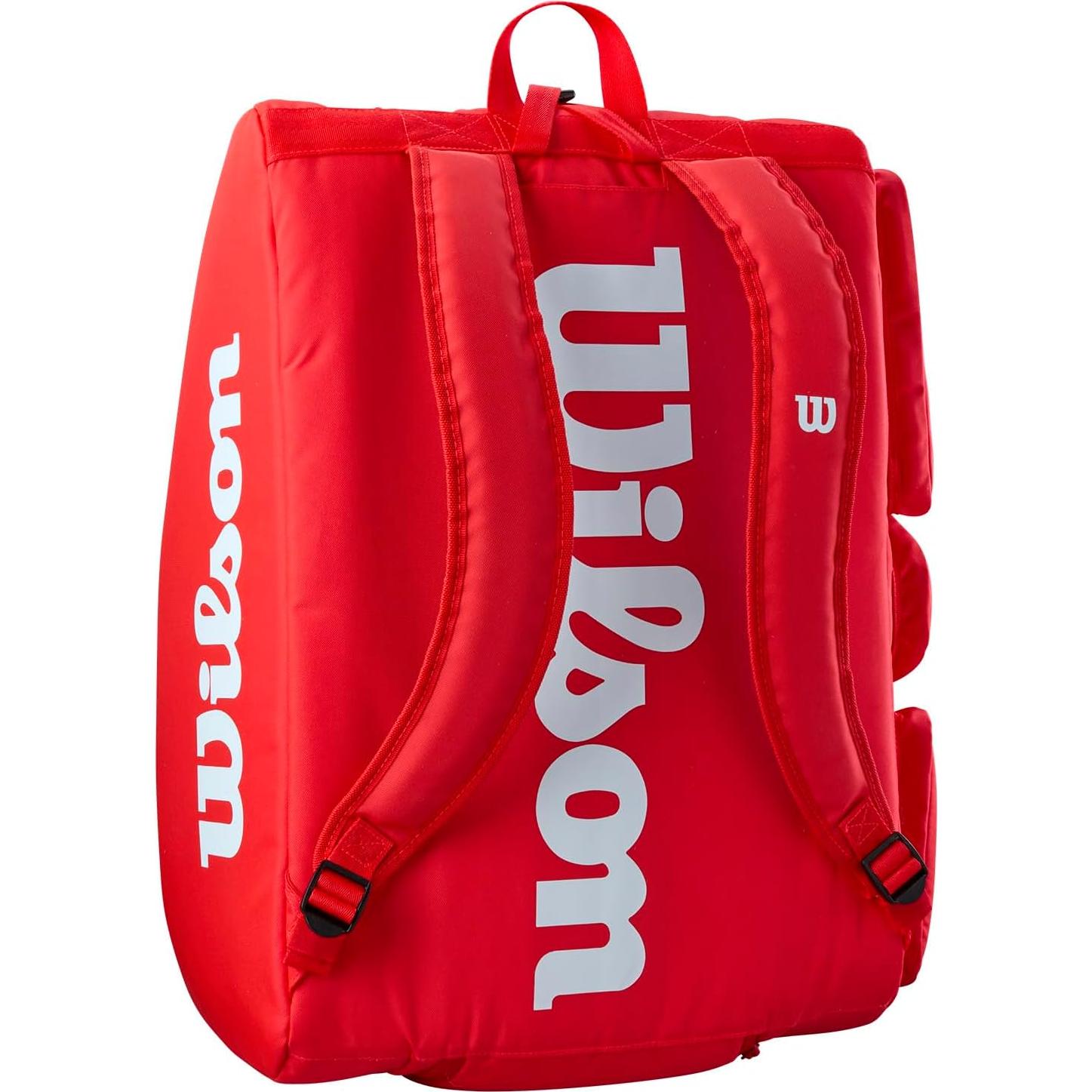 Bolsa de Pickleball Wilson Super Tour Roja 56x41x28cm